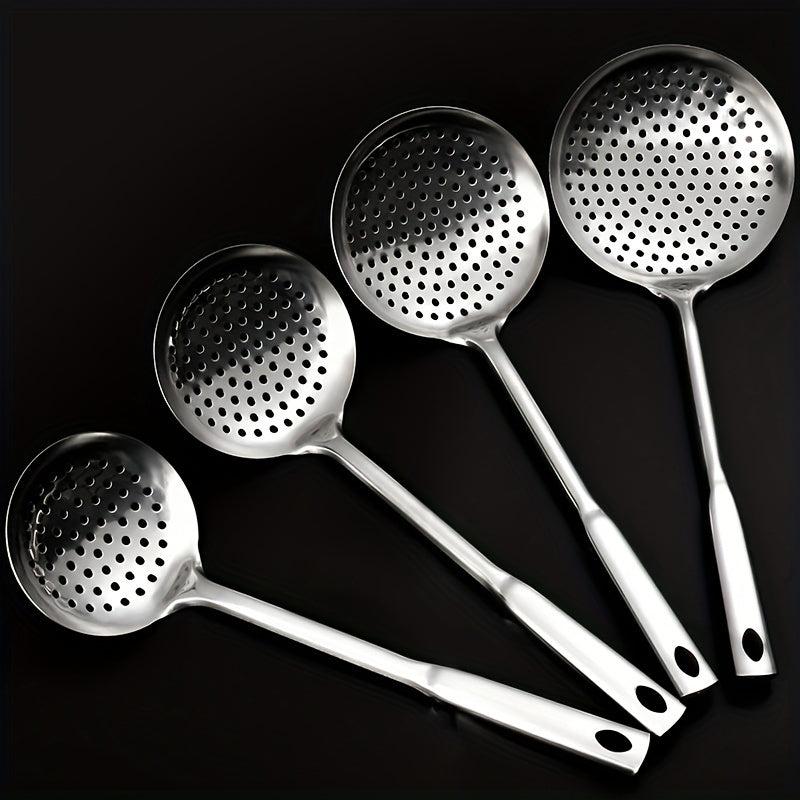 Stainless Steel Colander Spoon Kitchen Drain Spoon