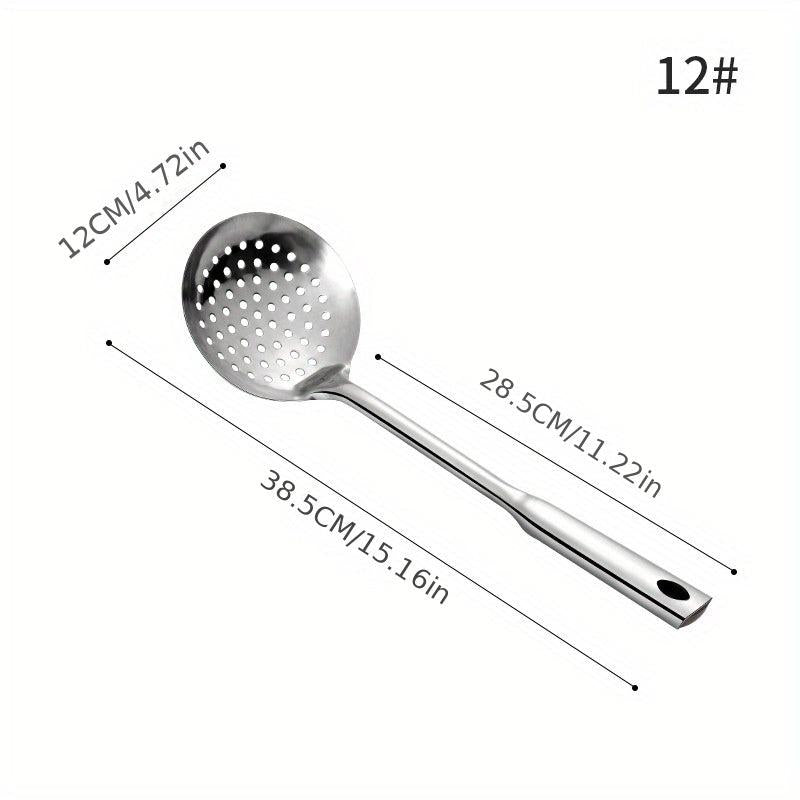 Stainless Steel Colander Spoon Kitchen Drain Spoon