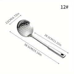Stainless Steel Colander Spoon Kitchen Drain Spoon