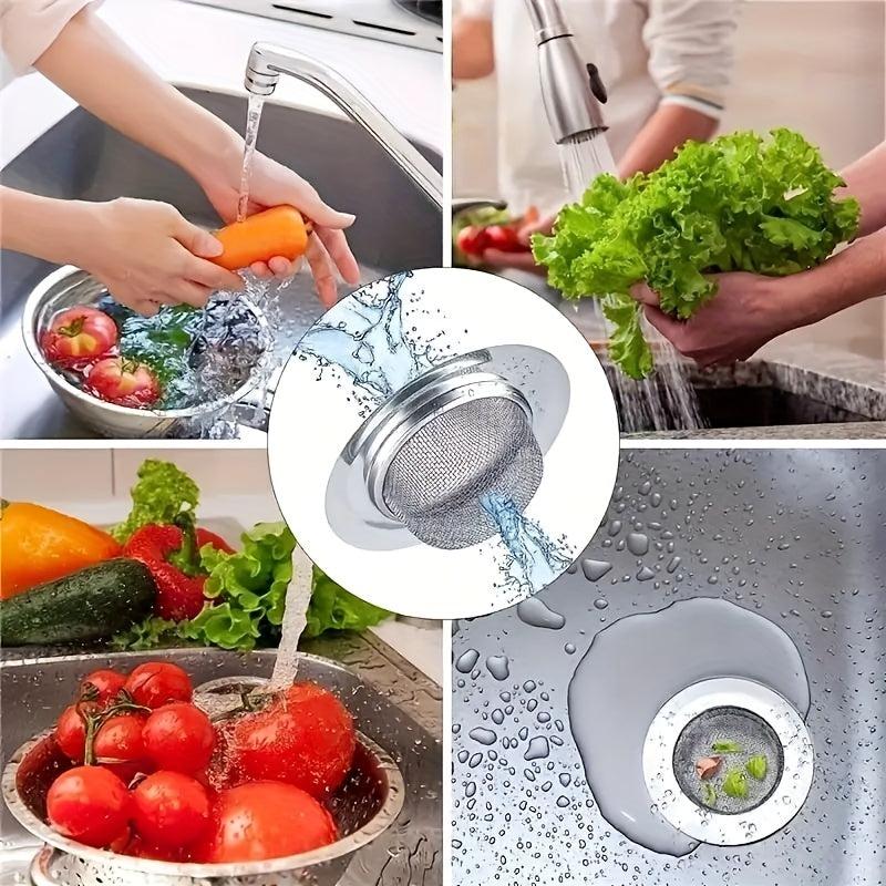 Stainless Steel Sink Basket Strainer - Kitchen Drain Stopper