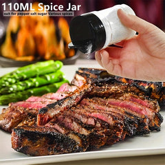 Spice Rack Self-adhesive Wall-mounted Under Shelf Seasoning Bottle Storage