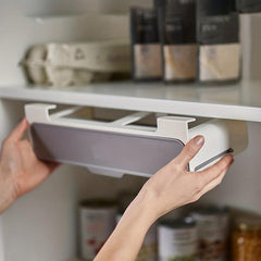 Spice Rack Self-adhesive Wall-mounted Under Shelf Seasoning Bottle Storage
