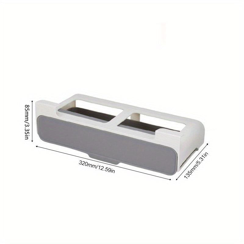 Spice Rack Self-adhesive Wall-mounted Under Shelf Seasoning Bottle Storage