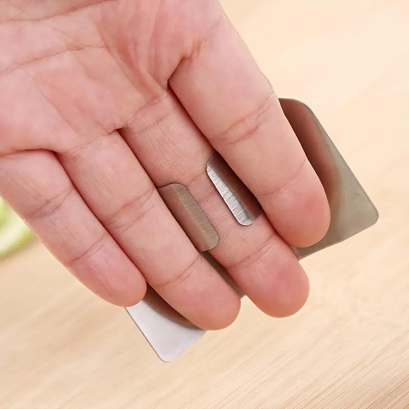 Stainless Steel Finger Protector for Slicing - Reusable Kitchen Tool