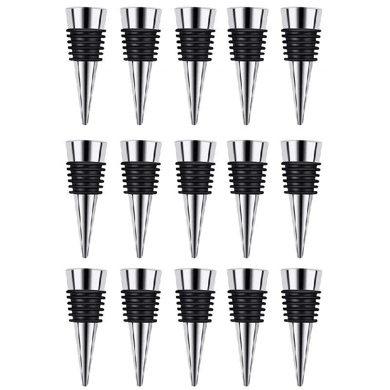 Stainless Steel Wine Saver Bottle Stopper Reusable Wine Corks