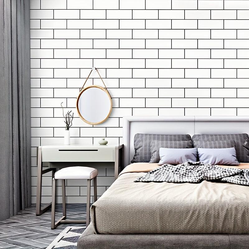 Waterproof Tile Wallpaper Self-adhesive Modern Wall Sticker