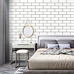 Waterproof Tile Wallpaper Self-adhesive Modern Wall Sticker