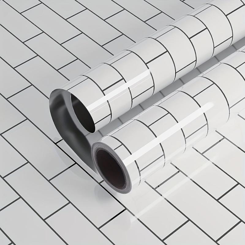 Waterproof Tile Wallpaper Self-adhesive Modern Wall Sticker