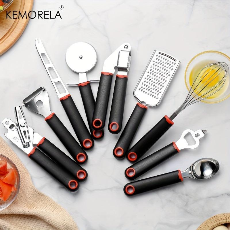 9pcs Stainless Steel Cooking Tool Sets for Home Kitchen