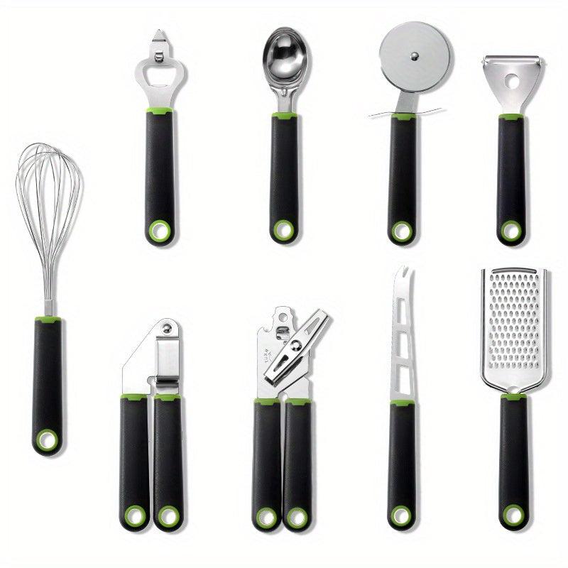 9pcs Stainless Steel Cooking Tool Sets for Home Kitchen