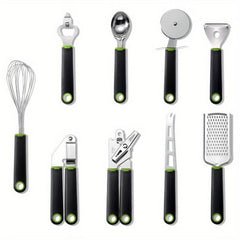 9pcs Stainless Steel Cooking Tool Sets for Home Kitchen