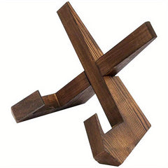 Wooden Cookbook Stand Farmhouse Cook Book Holder
