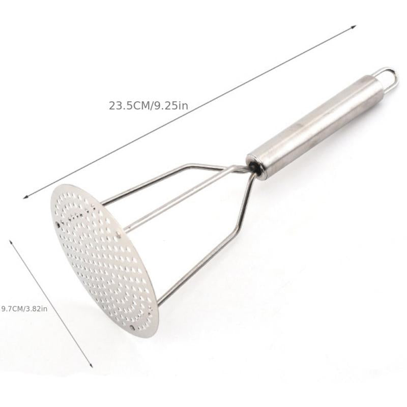 Stainless Steel Potato Masher with Non-Slip Handle