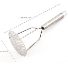Stainless Steel Potato Masher with Non-Slip Handle
