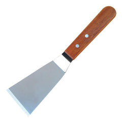 Stainless Steel/Wood Handle Frying Spatula - Small