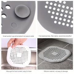2pcs Starfish Hair Catcher Bathroom Drain Strainer Hair Trap