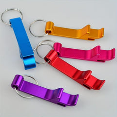 16pcs 8 Colors Bottle Openers Keychain Beer Openers Easy Carry