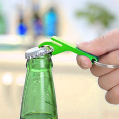16pcs 8 Colors Bottle Openers Keychain Beer Openers Easy Carry