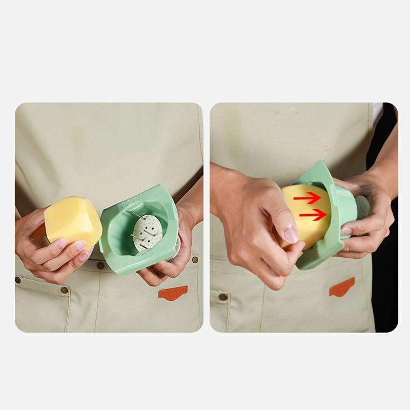 8pcs Vegetable Cutter Multifunctional Potato Slicer Stainless Steel Grater