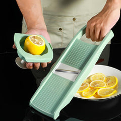 8pcs Vegetable Cutter Multifunctional Potato Slicer Stainless Steel Grater