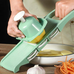 8pcs Vegetable Cutter Multifunctional Potato Slicer Stainless Steel Grater