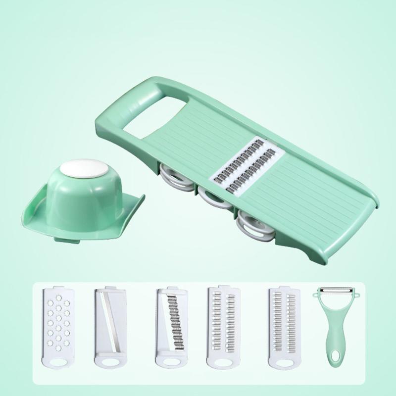 8pcs Vegetable Cutter Multifunctional Potato Slicer Stainless Steel Grater