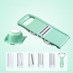 8pcs Vegetable Cutter Multifunctional Potato Slicer Stainless Steel Grater
