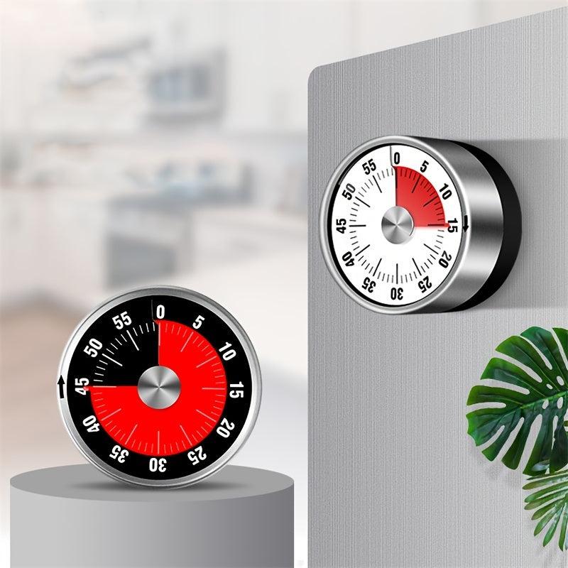 Stainless Steel Mechanical Cooking Timer with Alarm