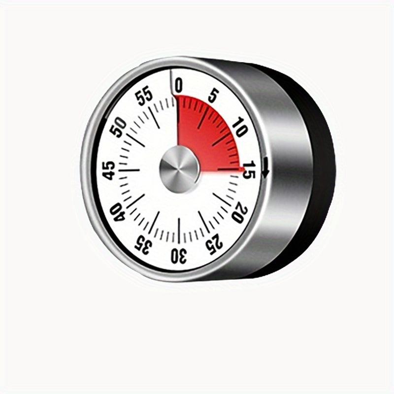 Stainless Steel Mechanical Cooking Timer with Alarm