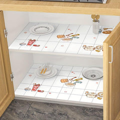 Cartoon Peel and Stick Waterproof Wallpaper for Kitchen Bedroom