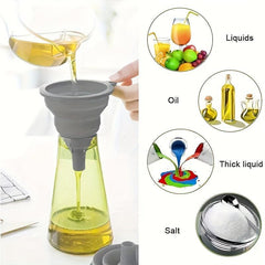 Mini Collapsible Silicone Funnel Portable Kitchen Gadget