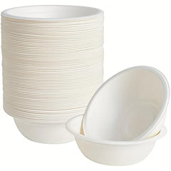50 pack Eco-Friendly 12oz Compostable Bowls of Natural Bagasse