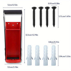 Wall Mounted Can Crusher Easy Pull Jar Presser for Cans Drink Bottle Opener