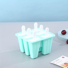 Silicone Ice Pop Molds Popsicle Maker Reusable Easy Release Ice Pop Molds