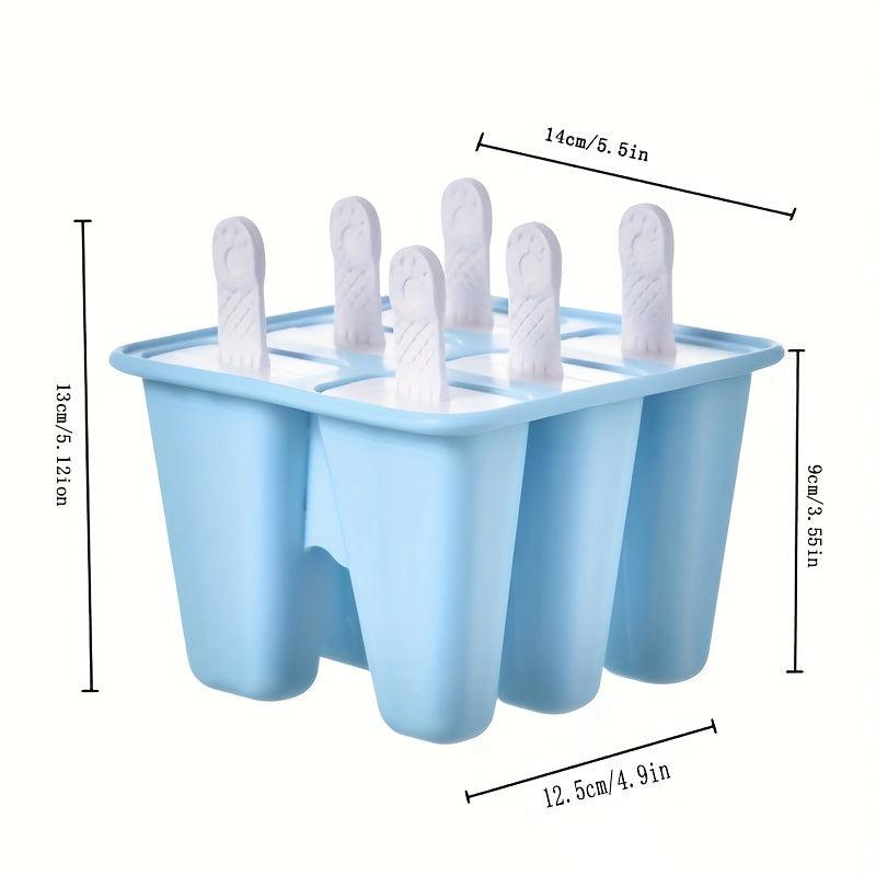 Silicone Ice Pop Molds Popsicle Maker Reusable Easy Release Ice Pop Molds