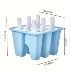 Silicone Ice Pop Molds Popsicle Maker Reusable Easy Release Ice Pop Molds