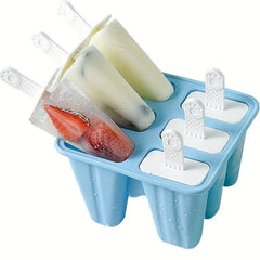 Silicone Ice Pop Molds Popsicle Maker Reusable Easy Release Ice Pop Molds