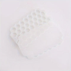 Silicone Honeycomb Ice Cube Tray with 37 Cavities and Lids