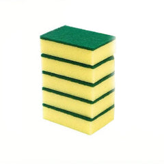 10pcs Double Sided Cleaning Sponge Set For Tableware Pans Pots