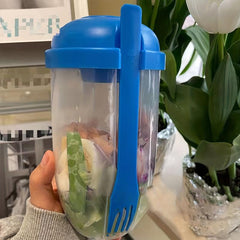 Salad Cup with Fork - Healthy Salad Container for Lunch Work