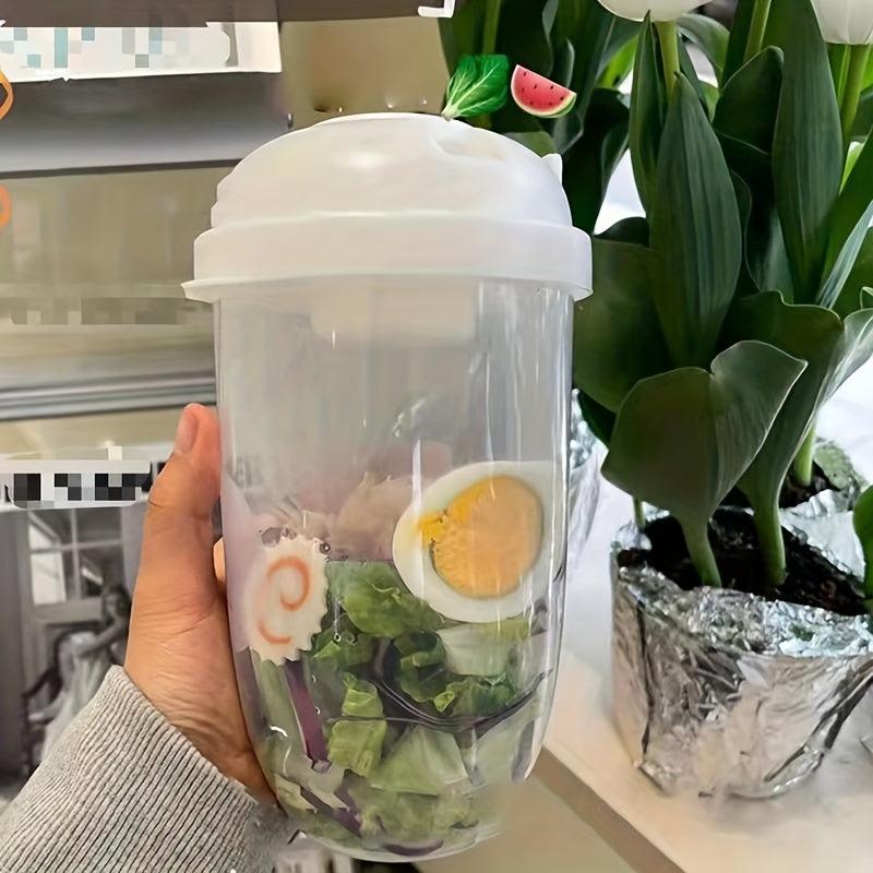 Salad Cup with Fork - Healthy Salad Container for Lunch Work