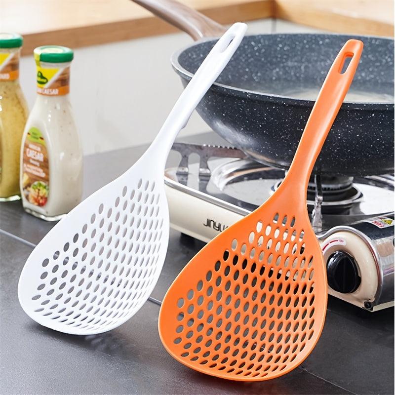 Slotted Leak Spoon for Hot Food Cooking Strainer Perfect for Spaghetti