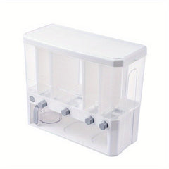 360 Rotating Rice & Grain Storage Container with Lid