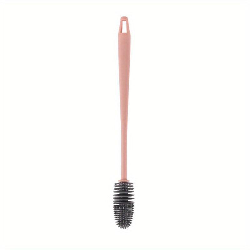 Silicone Cup Brush Glass Cleaner Kitchen Cleaning Tool Long Handle
