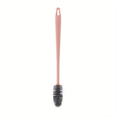 Silicone Cup Brush Glass Cleaner Kitchen Cleaning Tool Long Handle