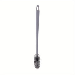 Silicone Cup Brush Glass Cleaner Kitchen Cleaning Tool Long Handle