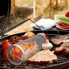 Stainless Steel Portable BBQ Grill Net for Outdoor Camping