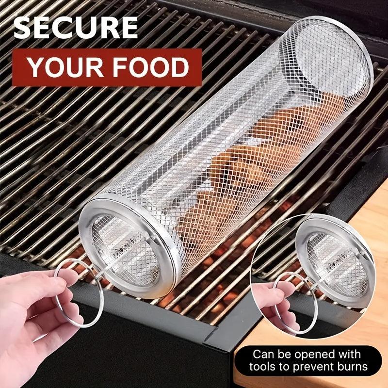 Stainless Steel Portable BBQ Grill Net for Outdoor Camping