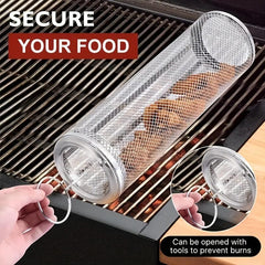 Stainless Steel Portable BBQ Grill Net for Outdoor Camping