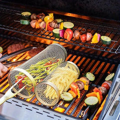 Stainless Steel Portable BBQ Grill Net for Outdoor Camping